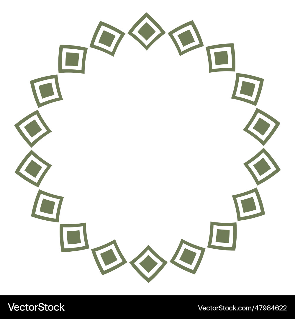 Circle frame 08 Royalty Free Vector Image - VectorStock