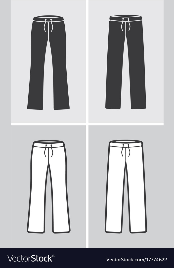 track pants vector