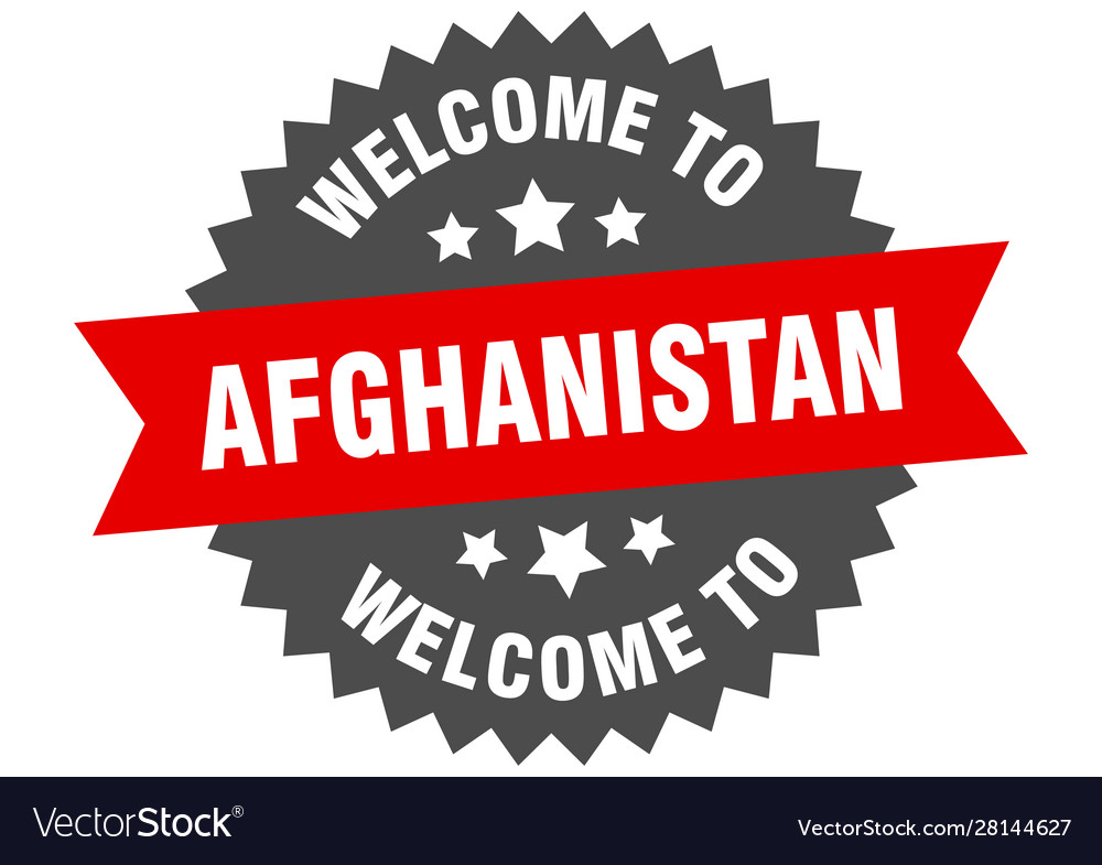 Afghanistan sign welcome to red