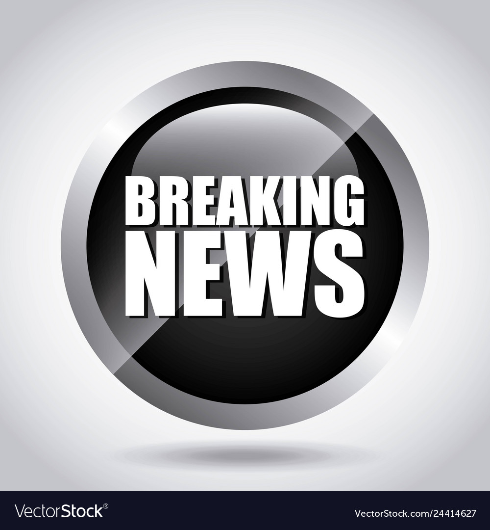 Breaking news Royalty Free Vector Image - VectorStock