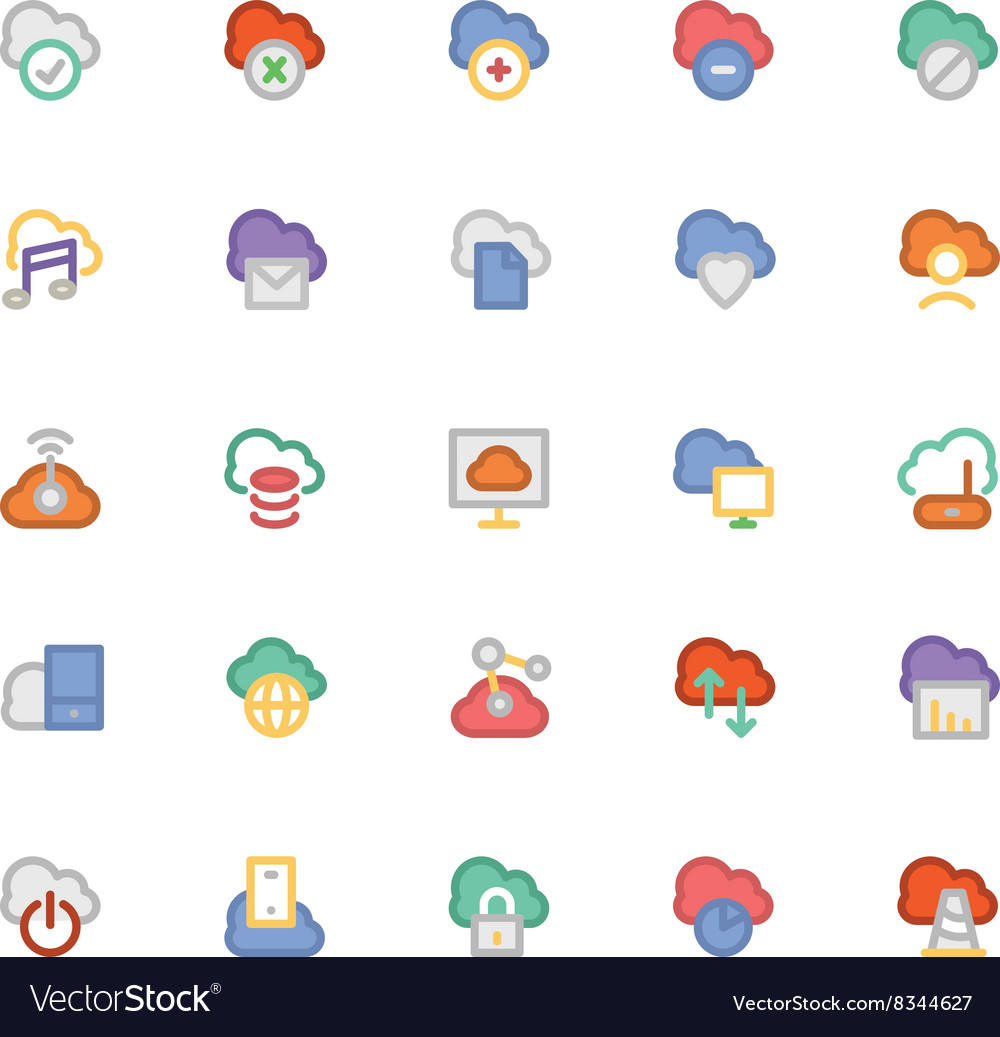 Cloud computing icons 1