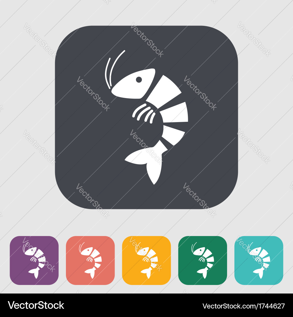 Shrimp Royalty Free Vector Image - VectorStock