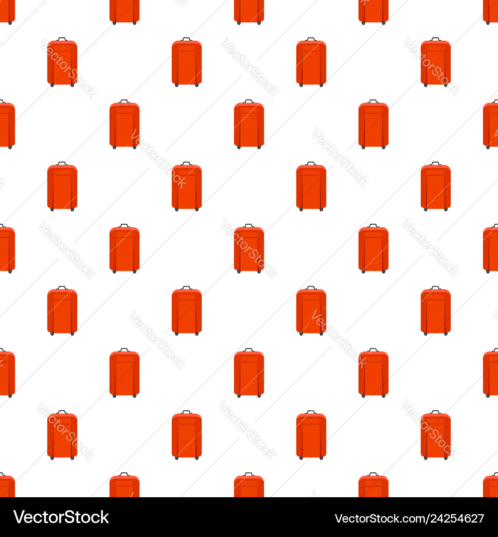 Travel bag pattern seamless Royalty Free Vector Image