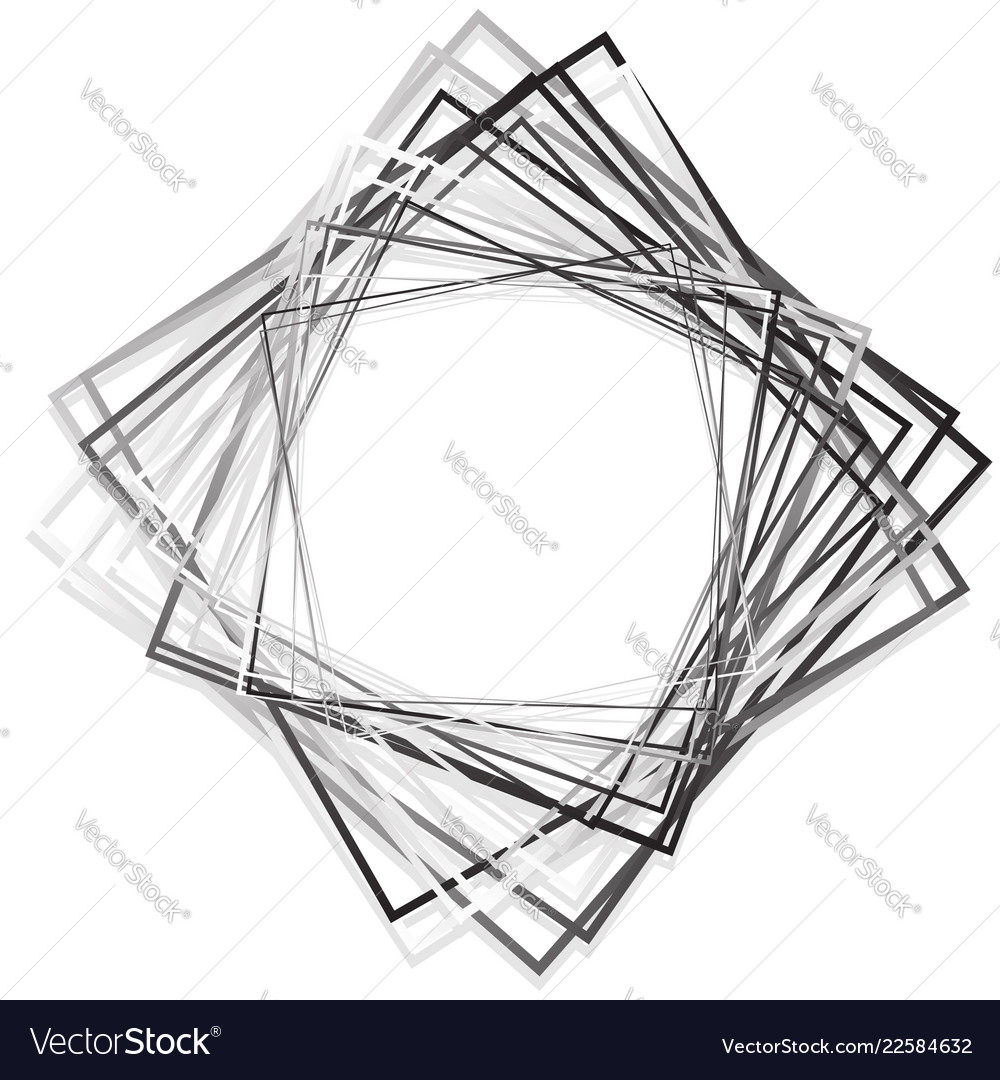 Abstract element motif made of grayscale squares vector image Abstract element motif made of grayscale squares