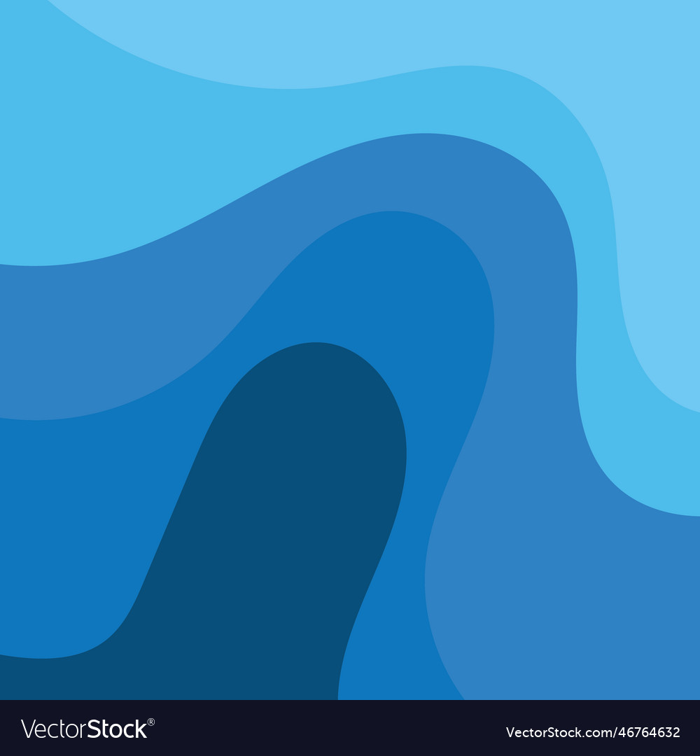 Blue wave baground wallpaper