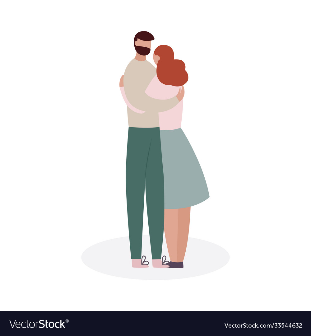 people hugging cartoon