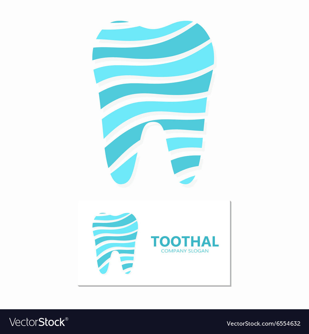 Dental clinic logo design template