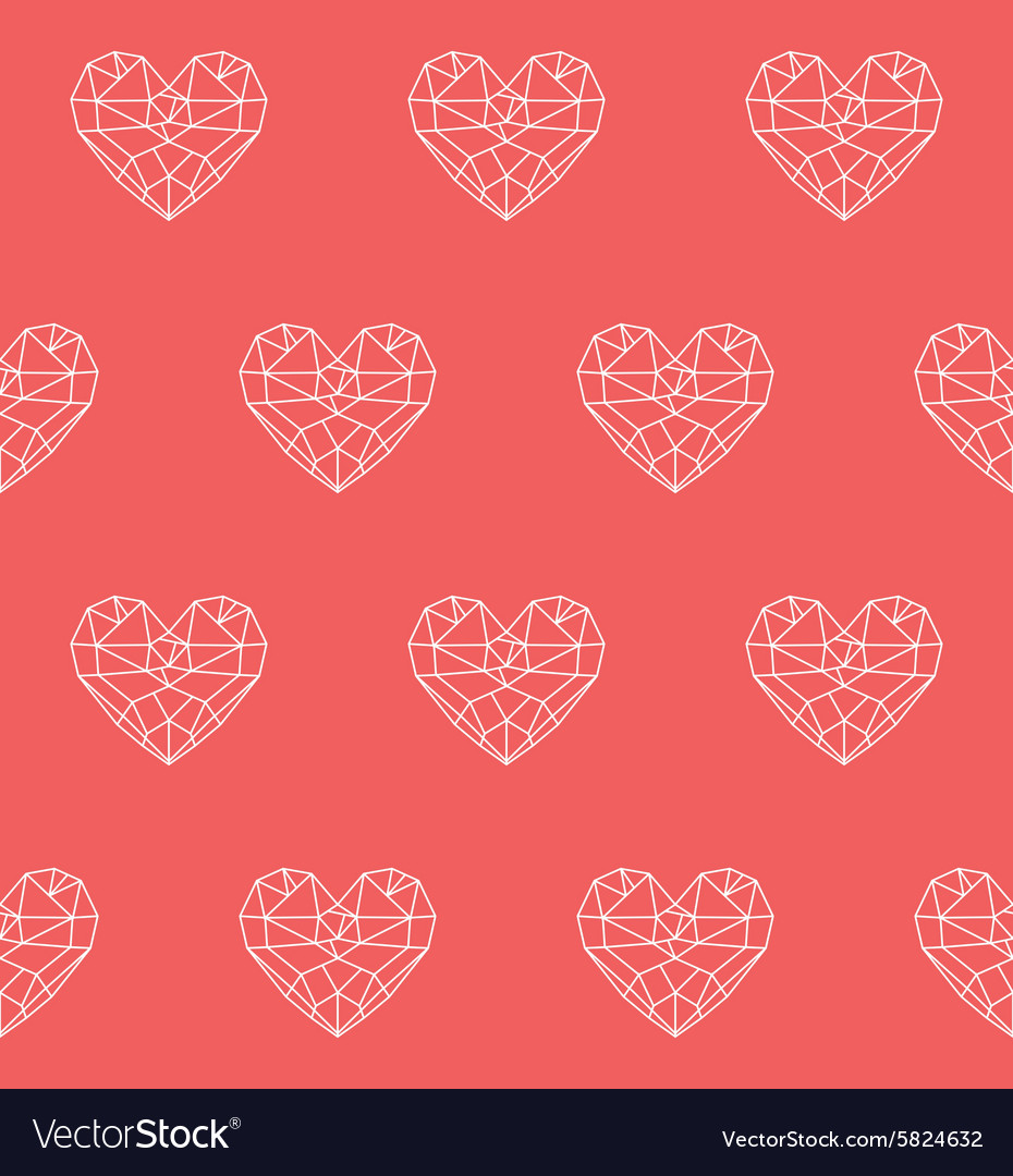 Heart pattern Royalty Free Vector Image - VectorStock