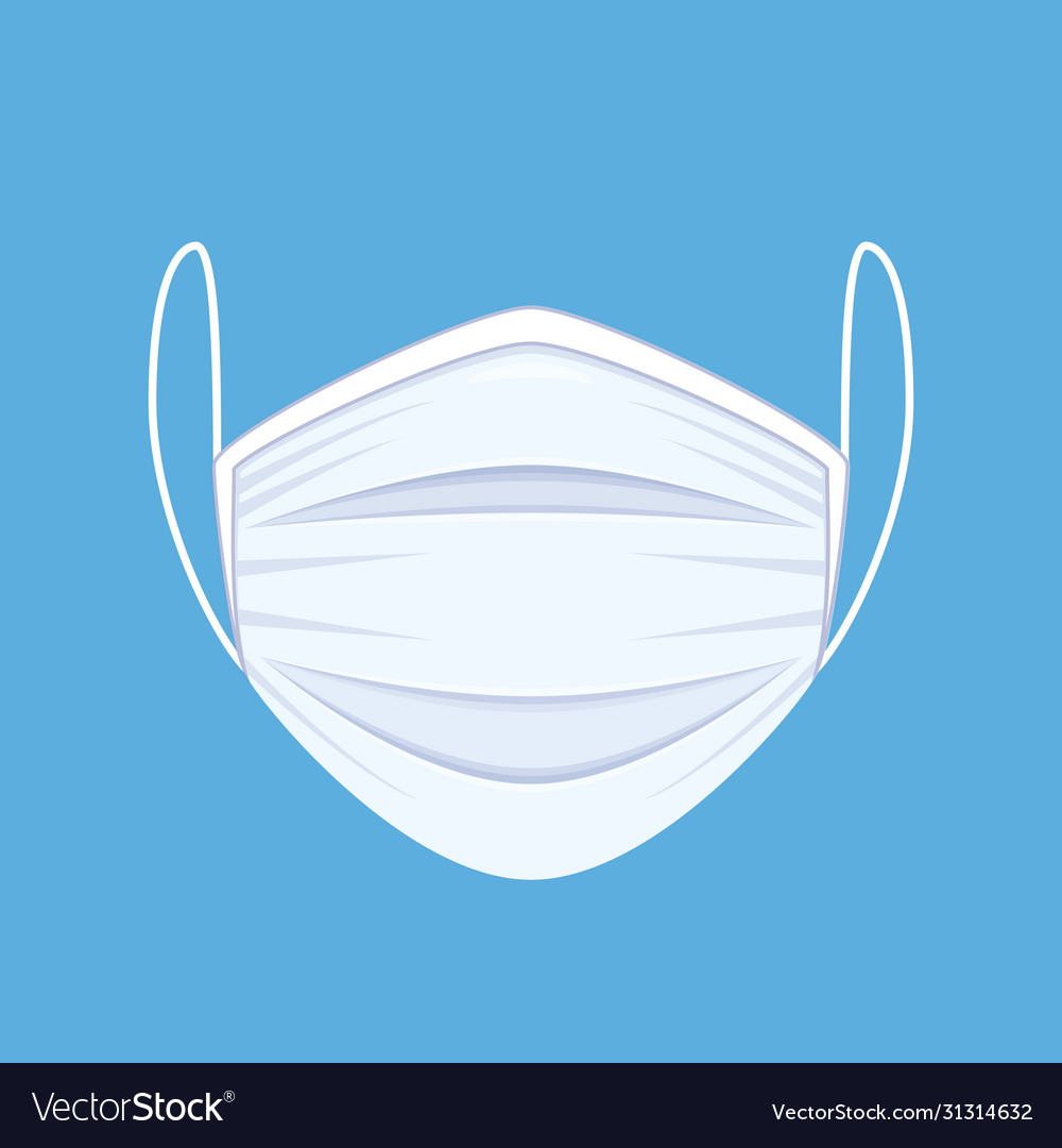 Download Medical Or Surgical Face Mask Royalty Free Vector Image