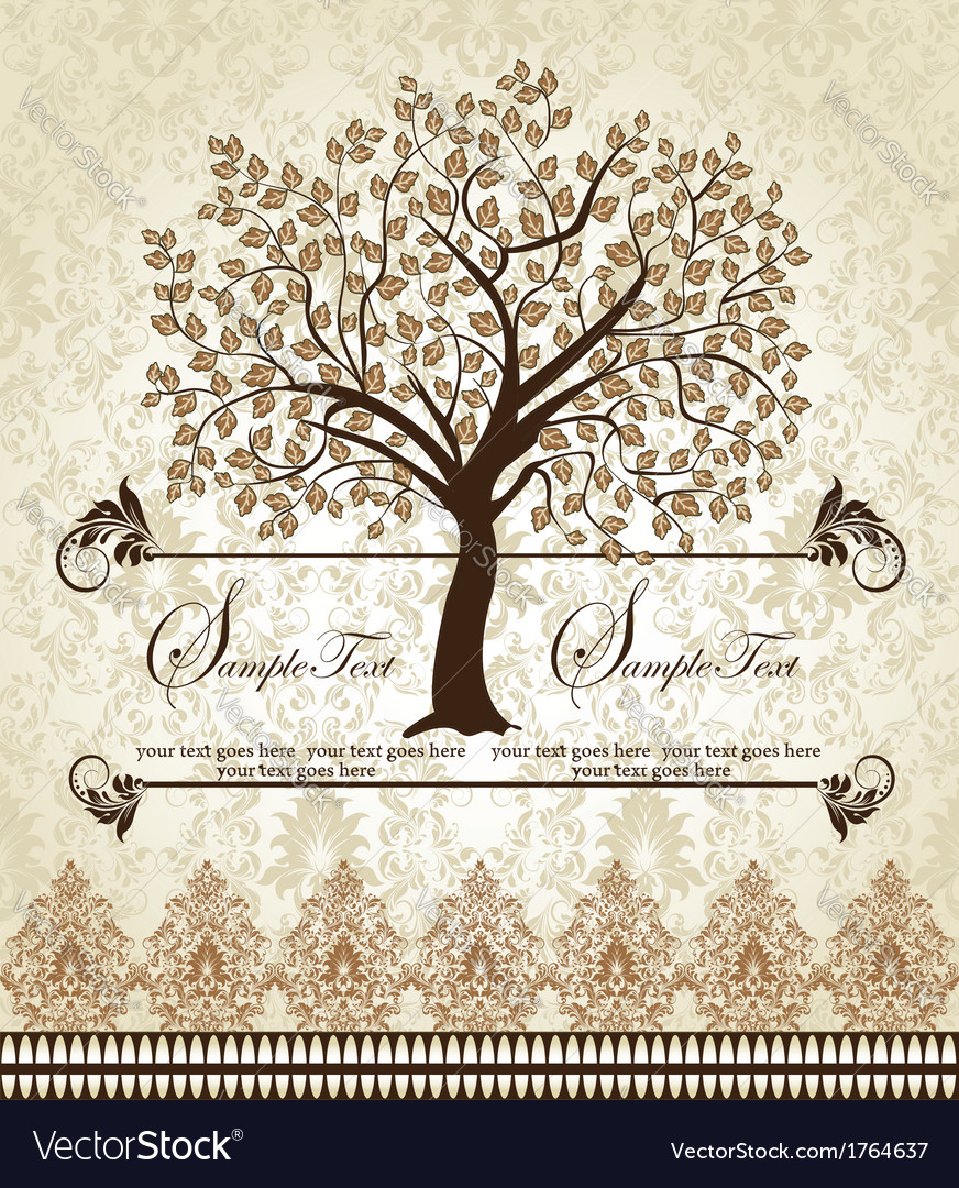 Family reunion invitation card Royalty Free Vector Image Regarding Family Reunion Flyer Template