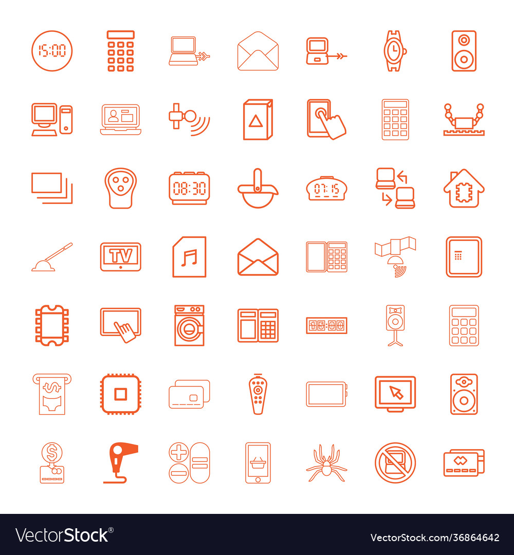 49 electronic icons