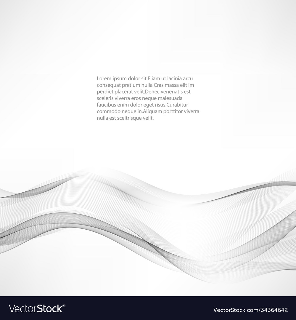 Gray Wave Abstract Background