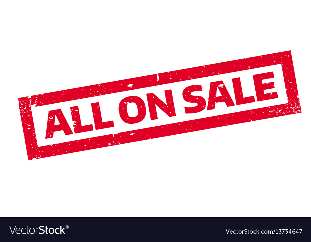 All on sale rubber stamp