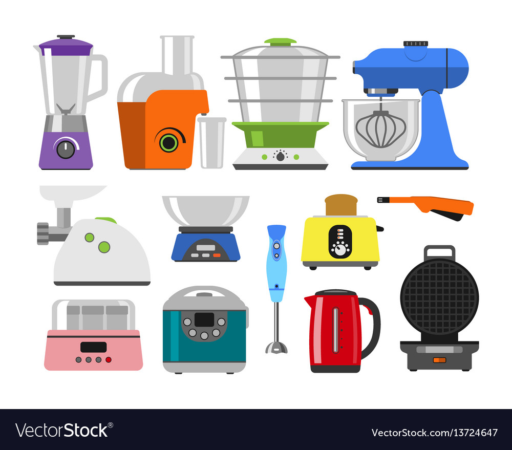 Home Appliances Cooking Kitchen Equipment Vector 13724647 