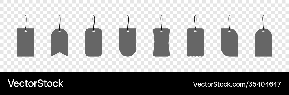 Price tag collection abstract tags Royalty Free Vector Image