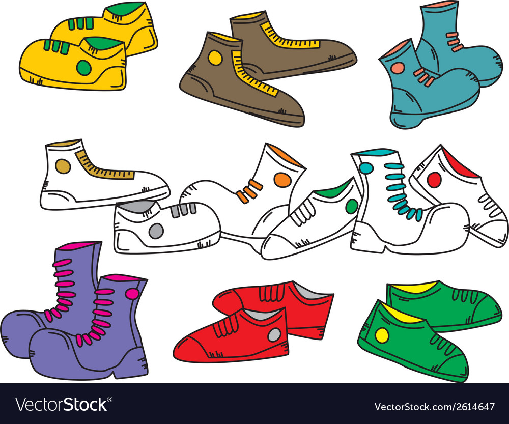 Shoe design Royalty Free Vector Image - VectorStock