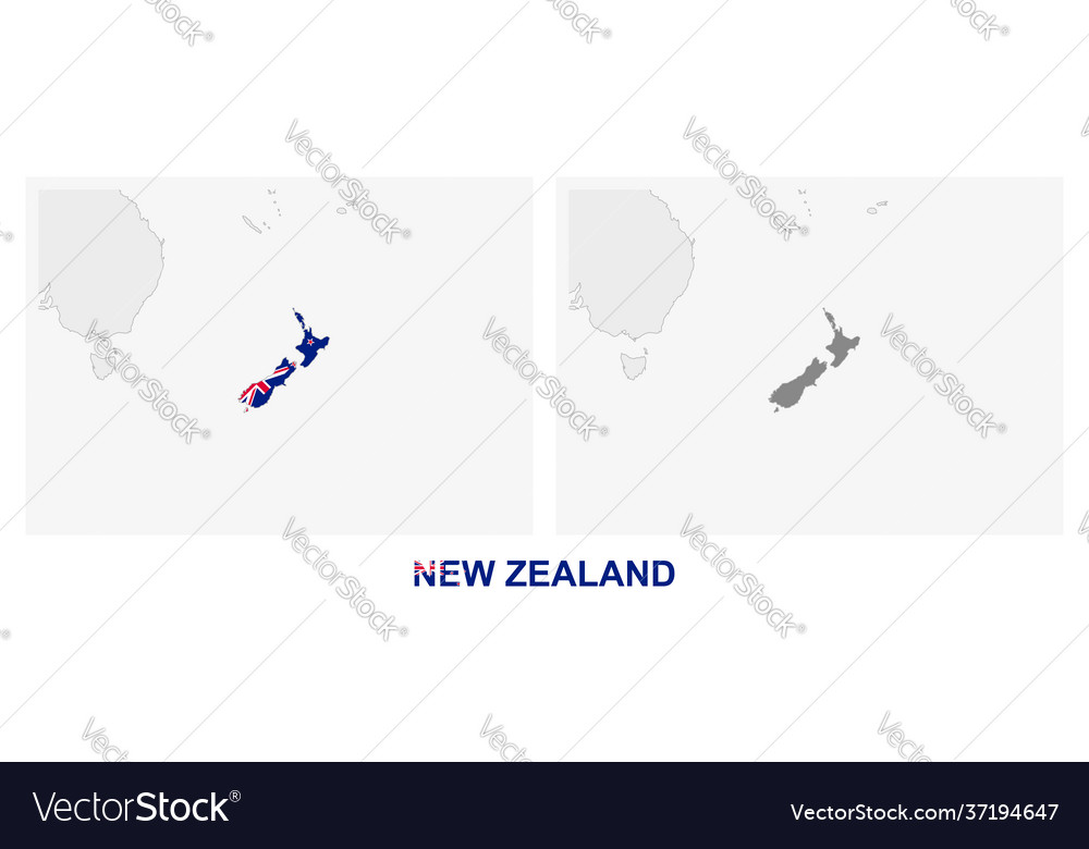 Two versions map new zealand