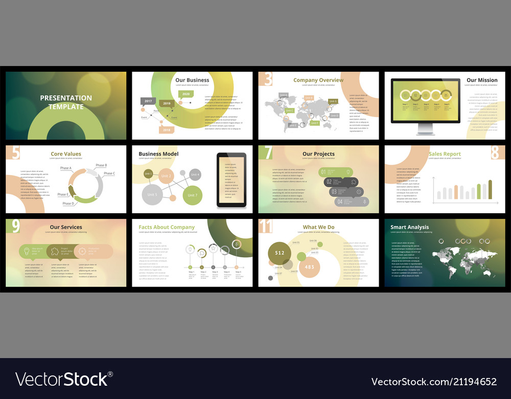 Business presentation templates