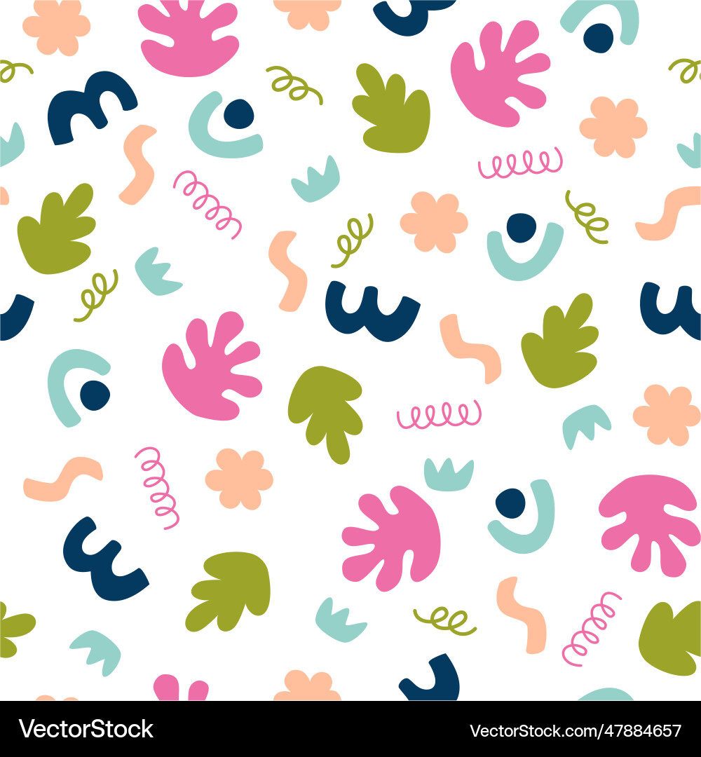 0728 shape pattern Royalty Free Vector Image - VectorStock