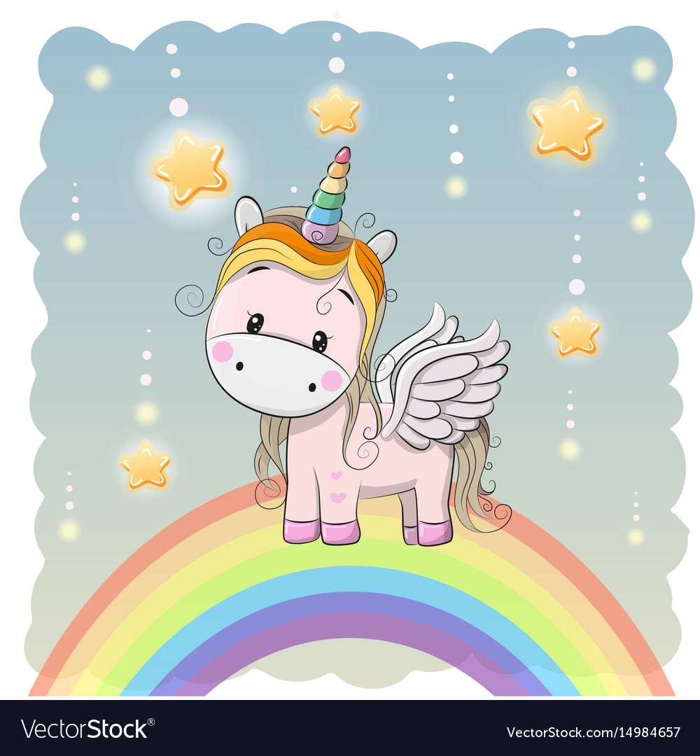 Unicorn Rainbow Cartoon Images - cartoon image