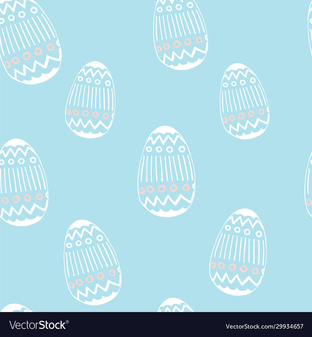 Easter seamless cute background