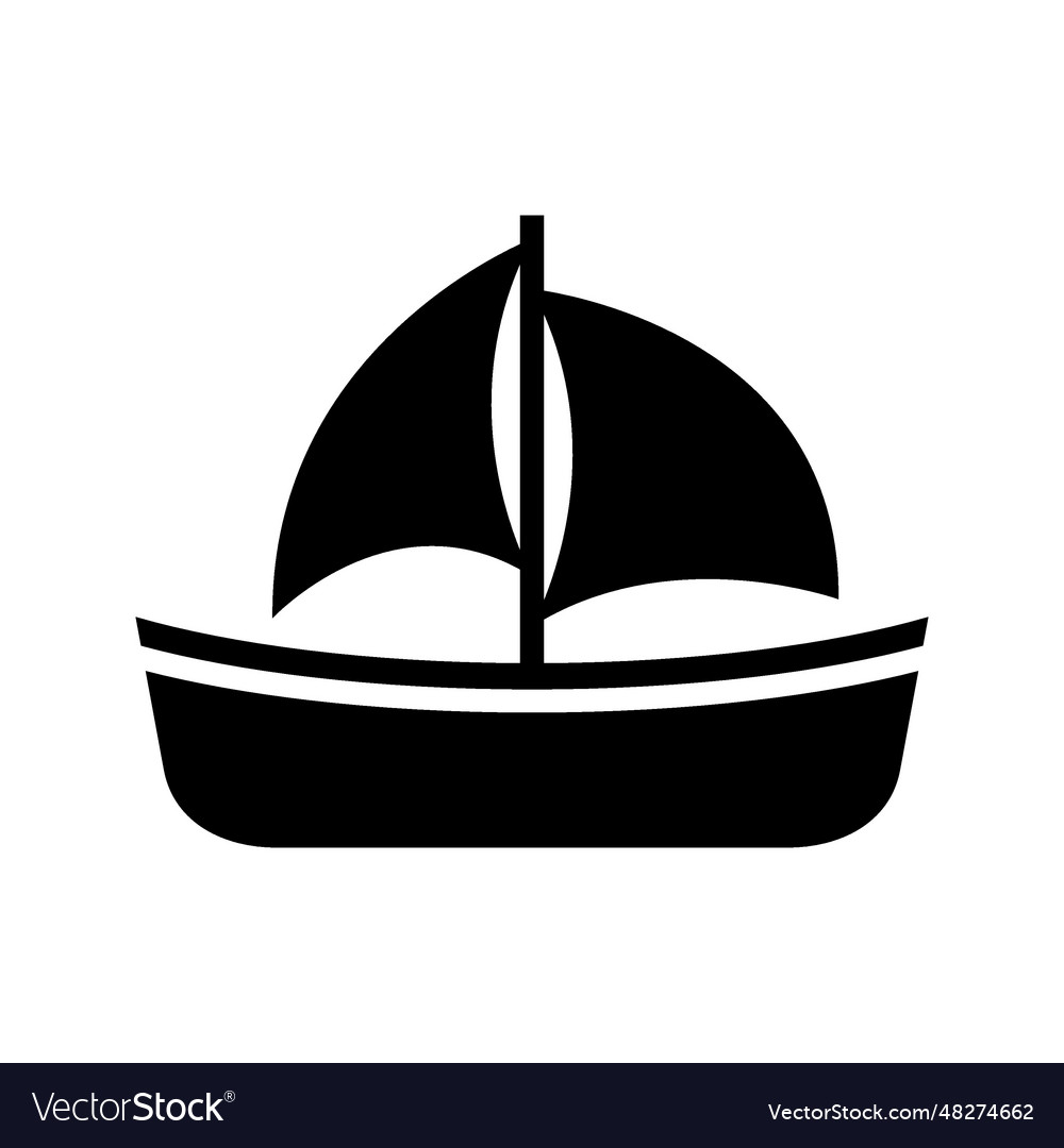 Boat icon Royalty Free Vector Image - VectorStock