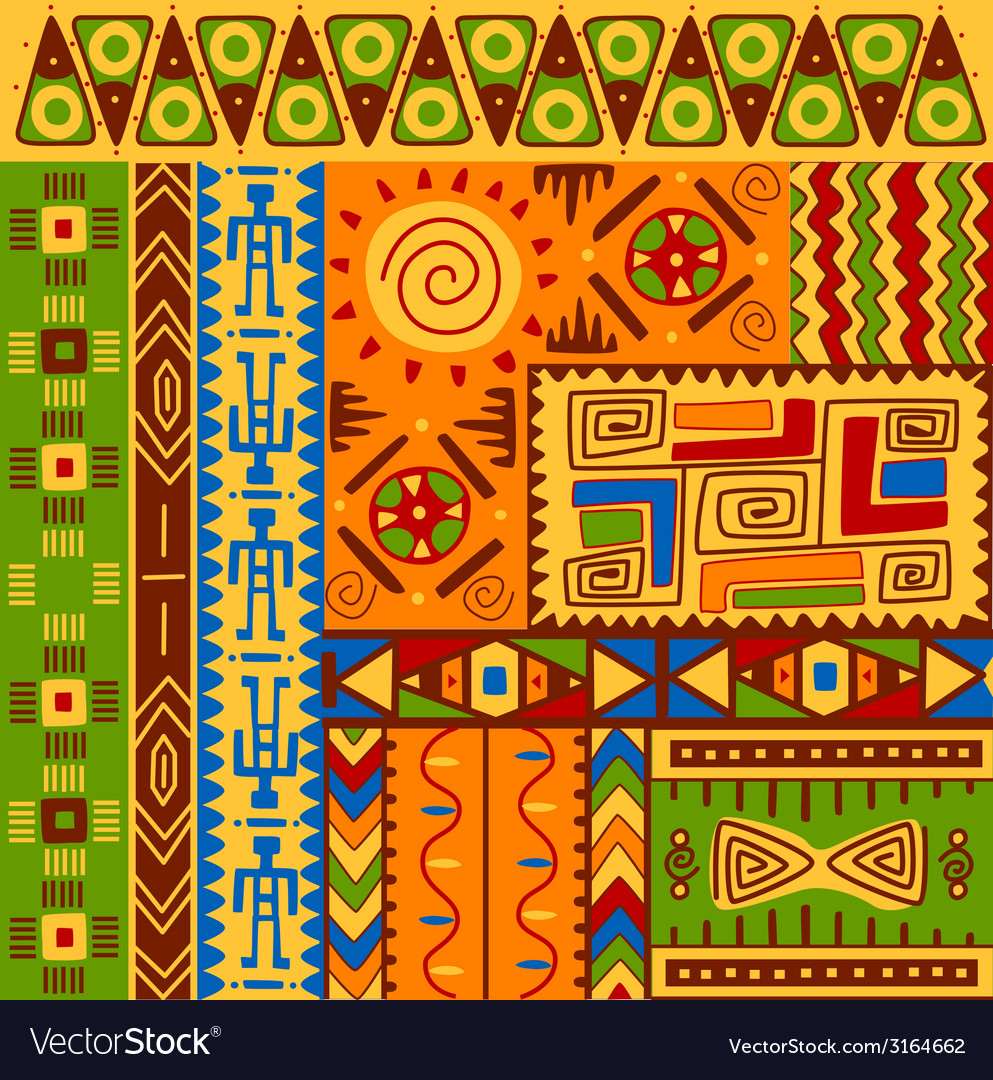 Ethnic patterns Royalty Free Vector Image - VectorStock