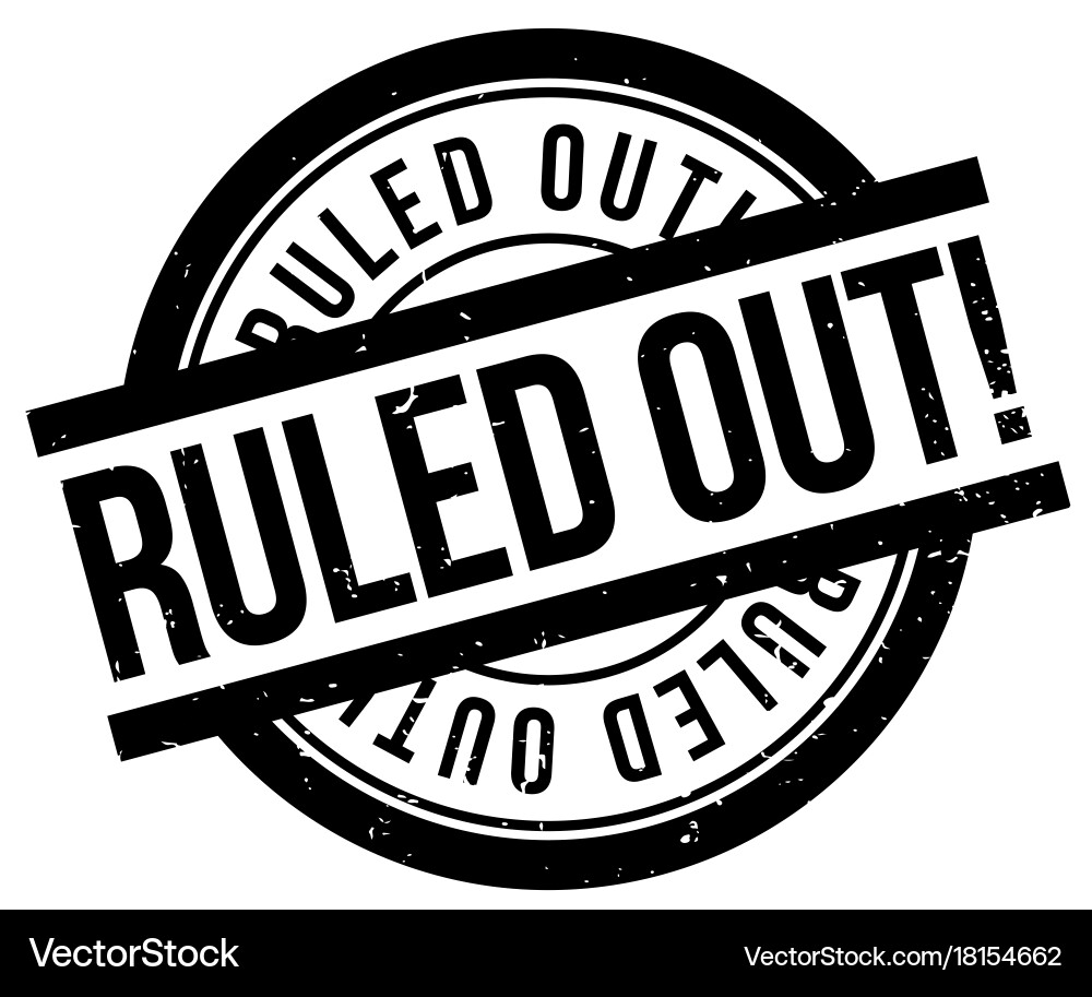 Ruled out rubber stamp Royalty Free Vector Image