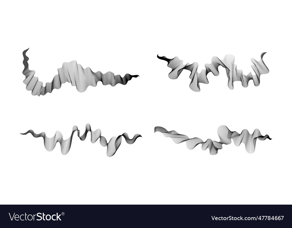 Abstract backdrop with dark wave gradient lines vector image Abstract backdrop with dark wave gradient lines