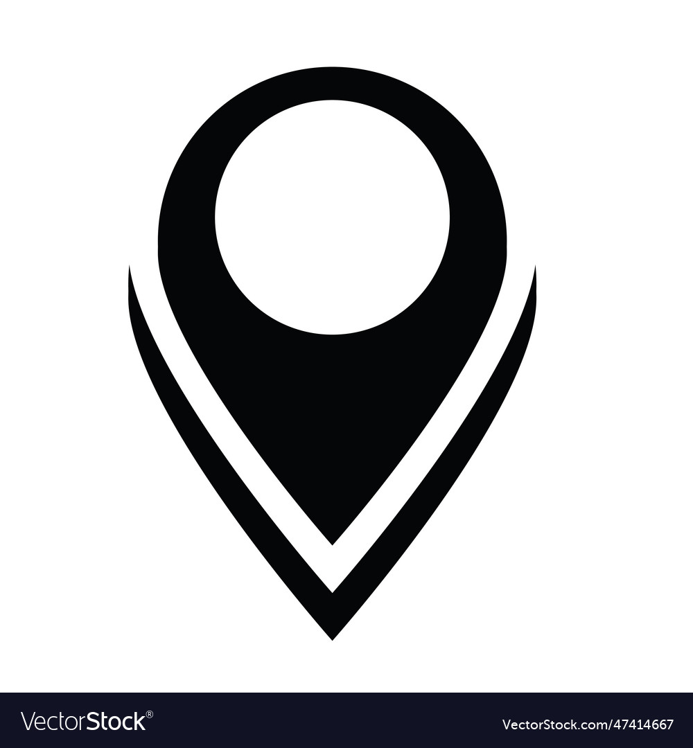 Map logo location Royalty Free Vector Image - VectorStock