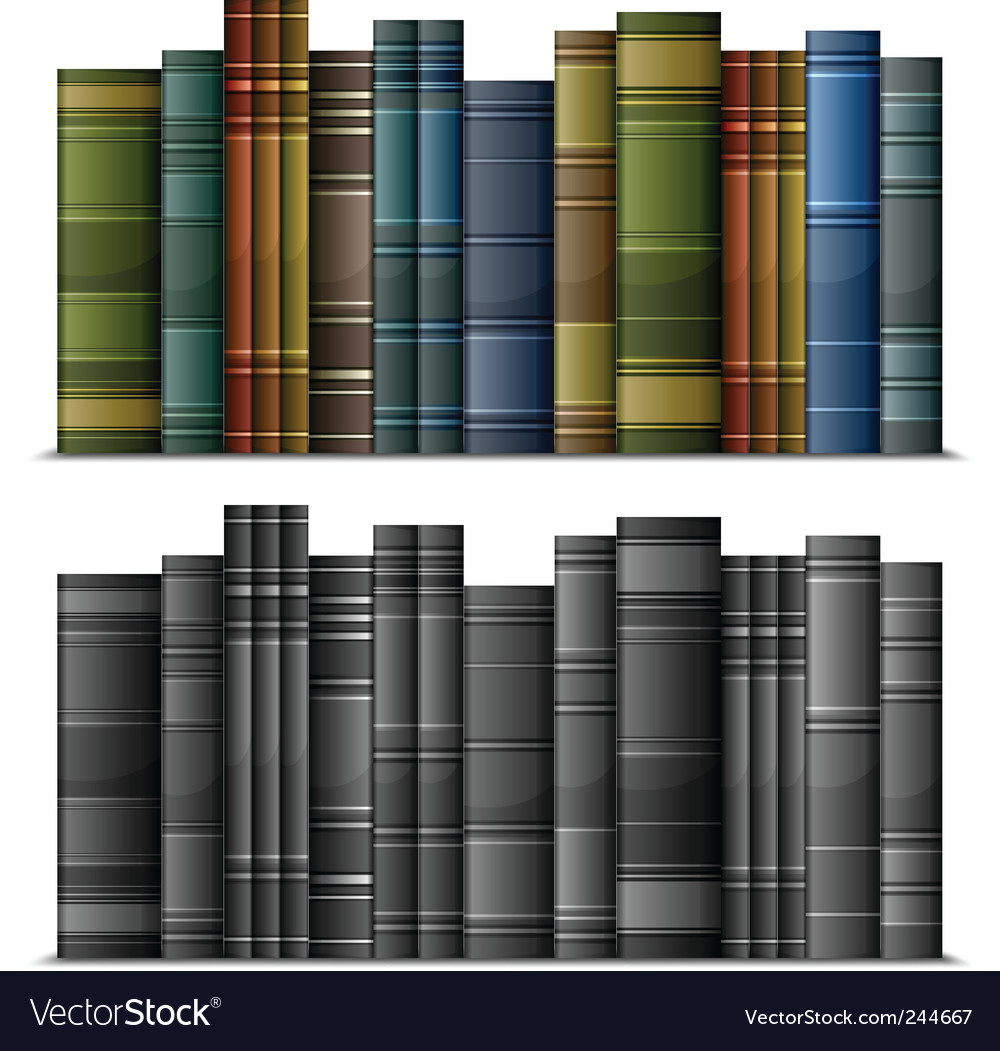 Vintage books Royalty Free Vector Image - VectorStock