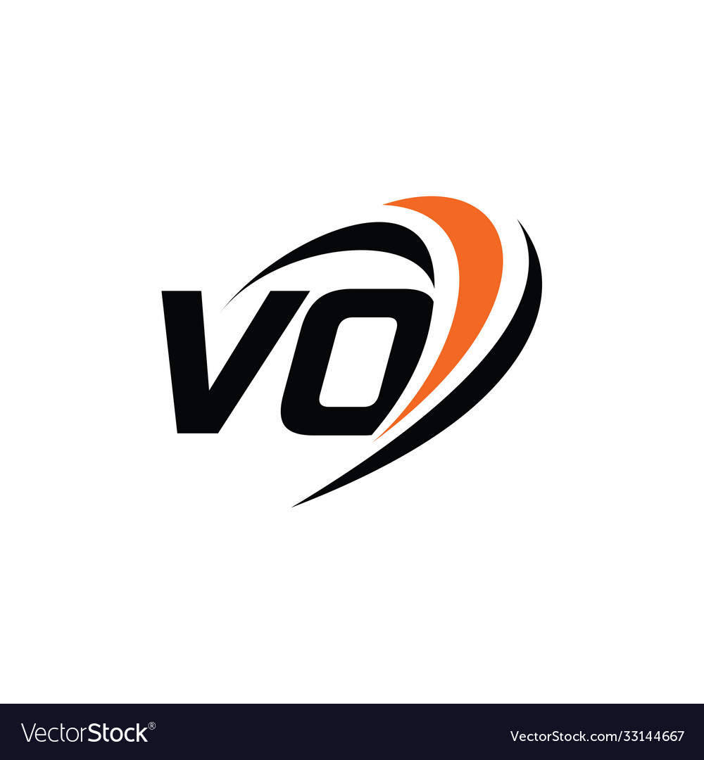 Vo monogram logo Royalty Free Vector Image - VectorStock