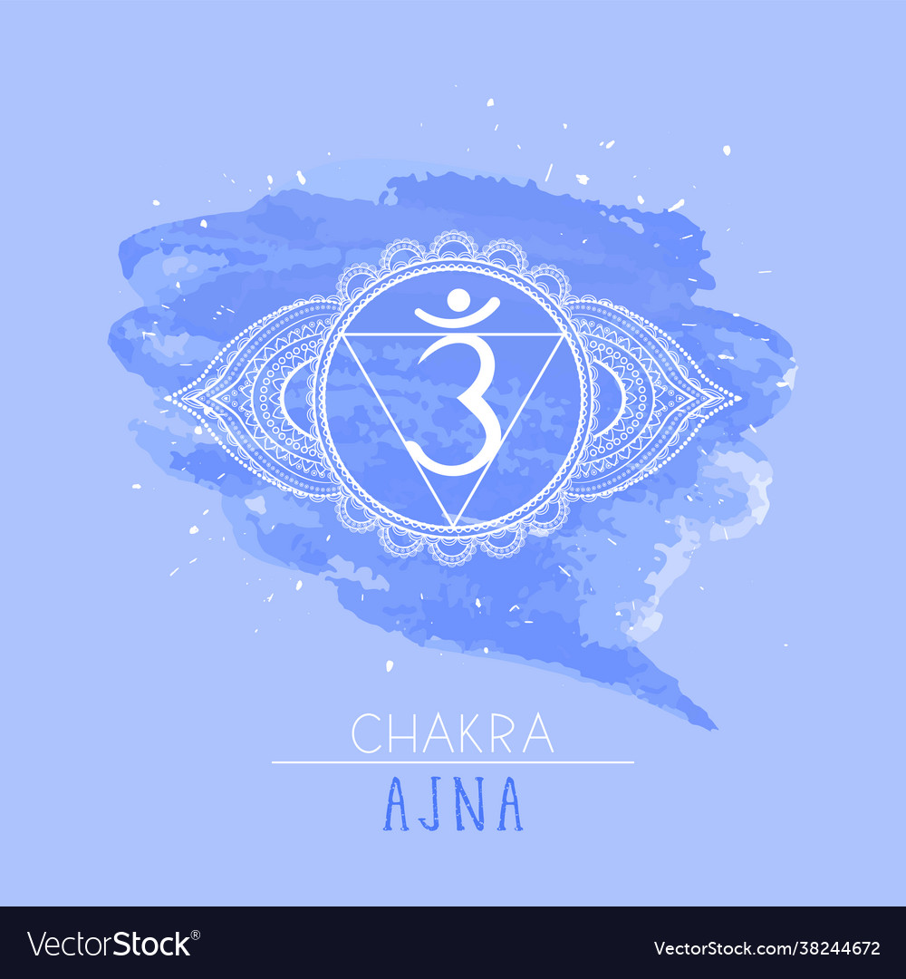 Chakra ajna Royalty Free Vector Image - VectorStock