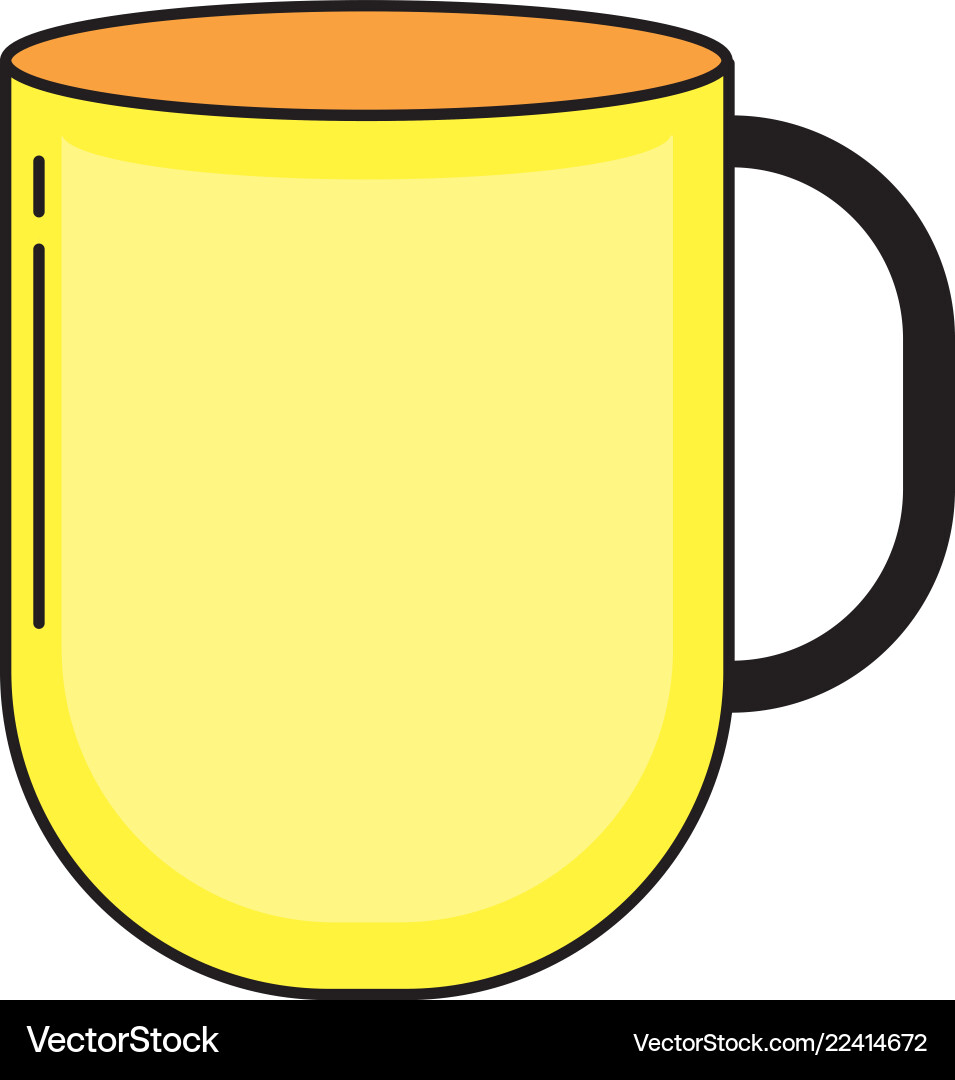 Coffee cup isolated Royalty Free Vector Image - VectorStock