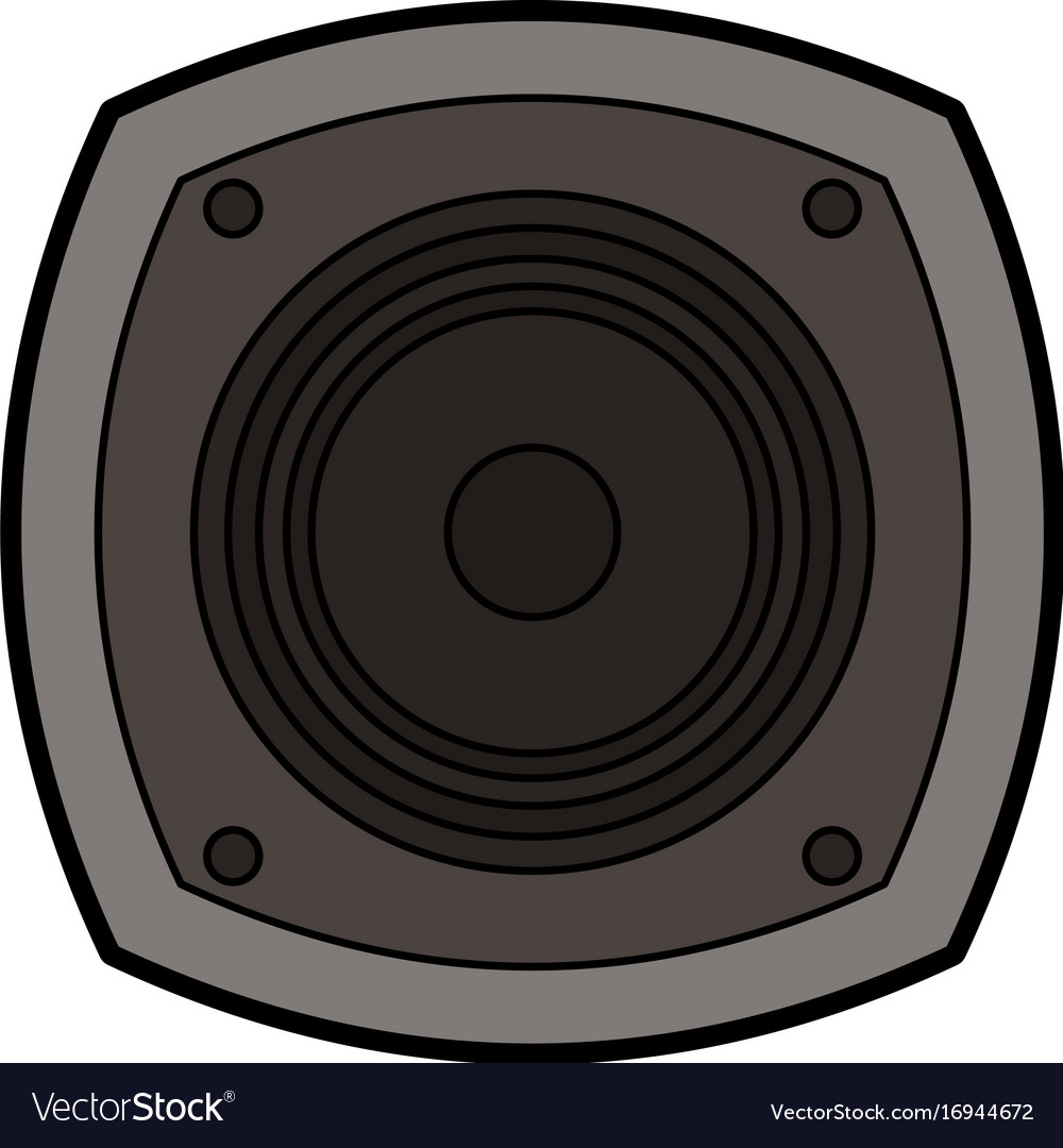 Single speaker icon image