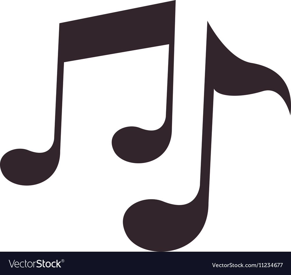 Musical note icon Royalty Free Vector Image - VectorStock