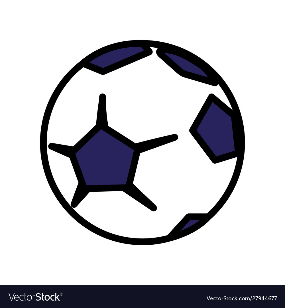 Soccer ball sport on white background