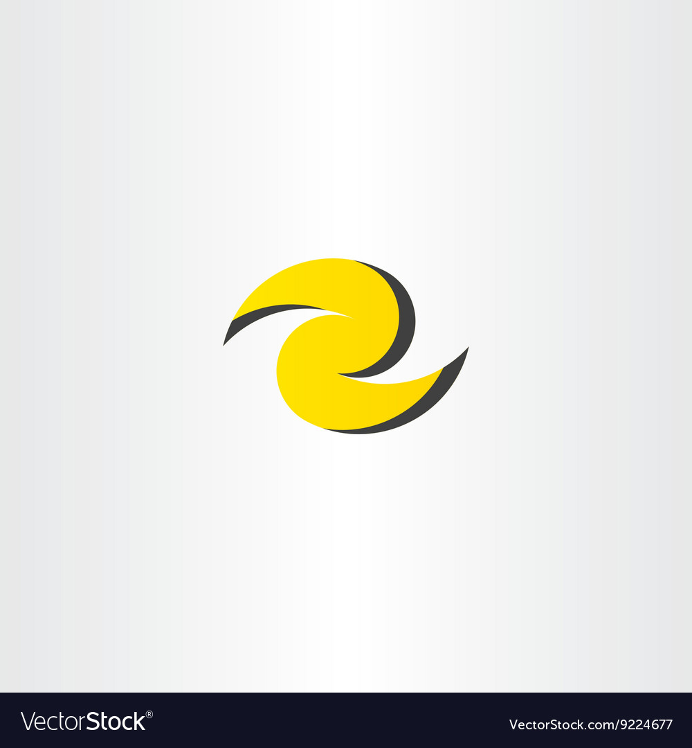 Z letter yellow logo icon element