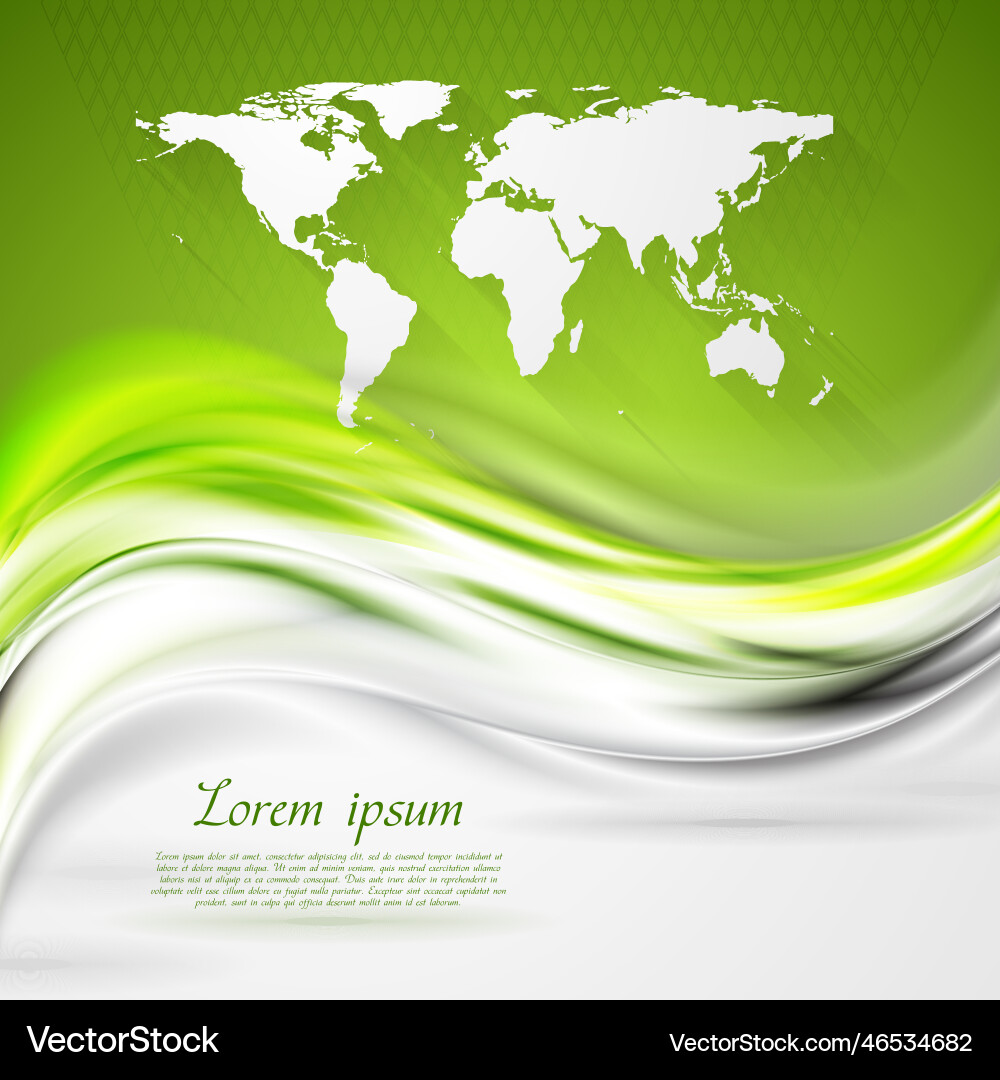 Bright smooth waves abstract background Royalty Free Vector