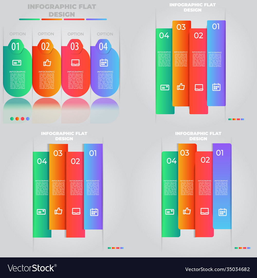 Business data visualization process chart Vector Image