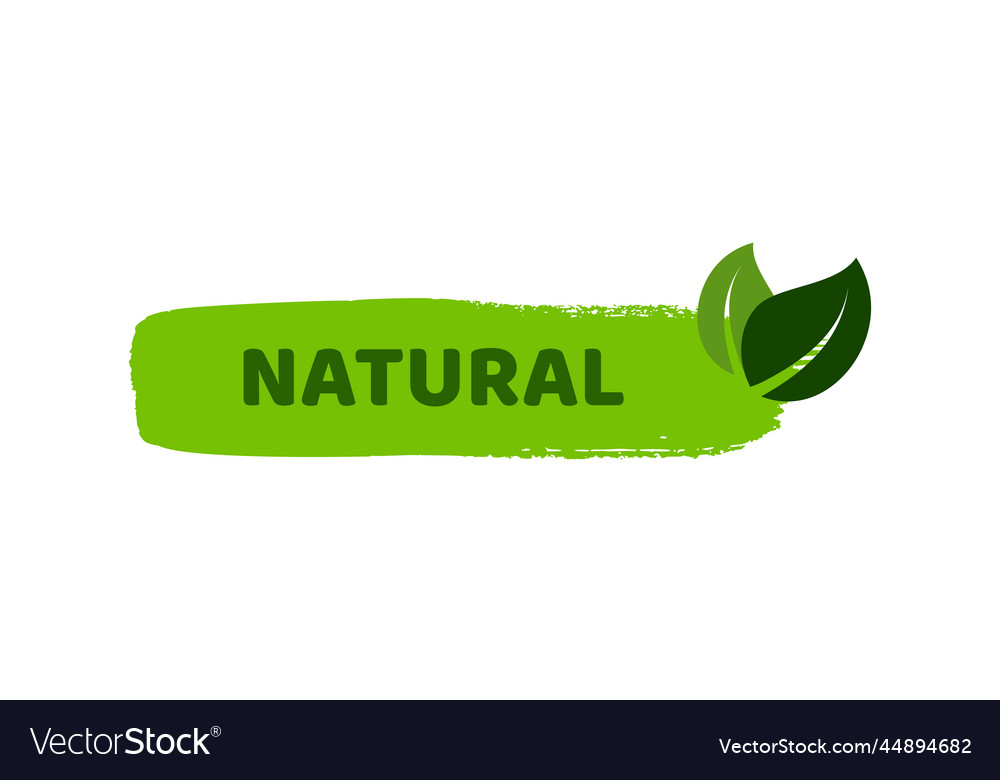 Green natural bio labels