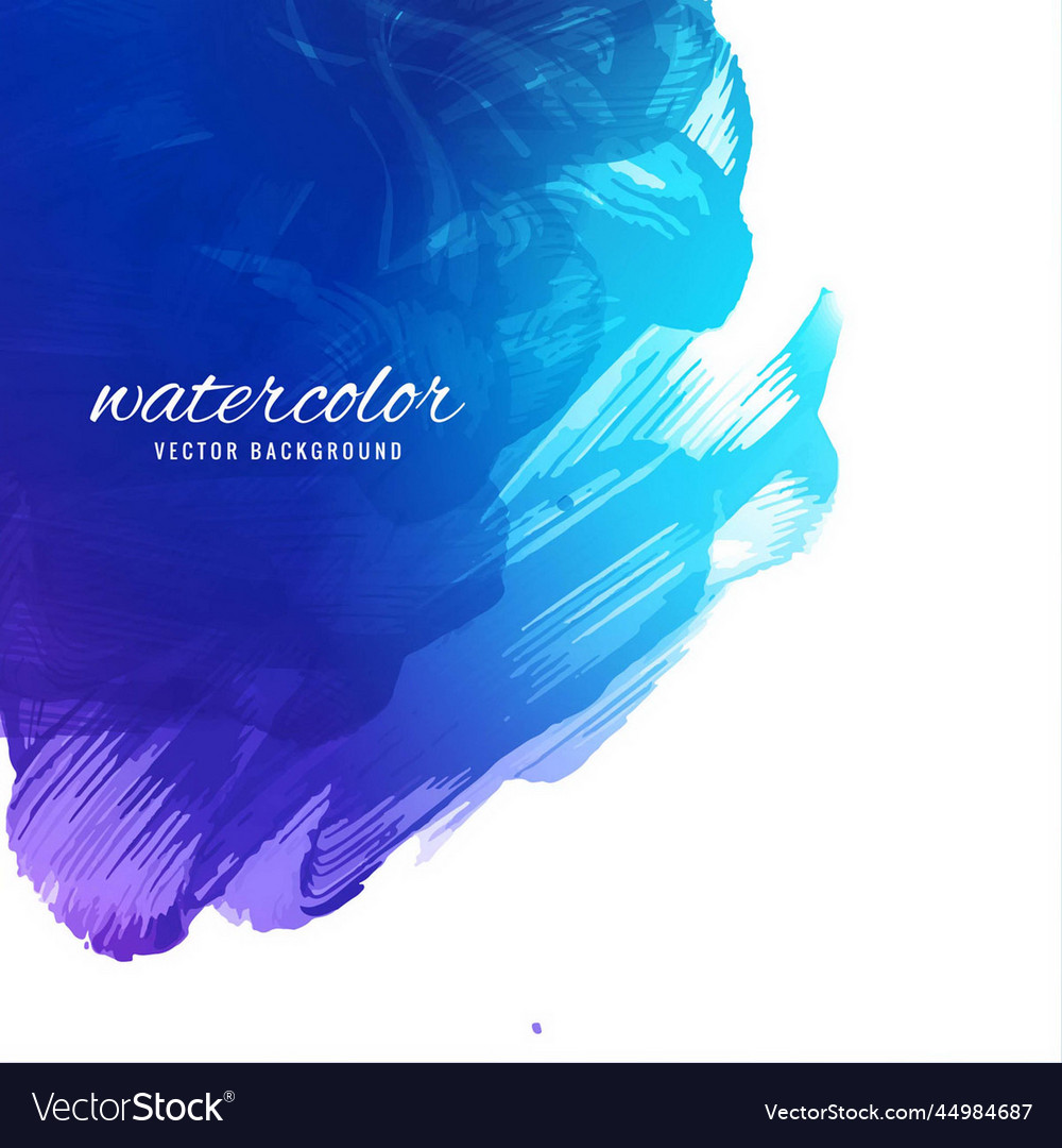 Blue paint Royalty Free Vector Image - VectorStock