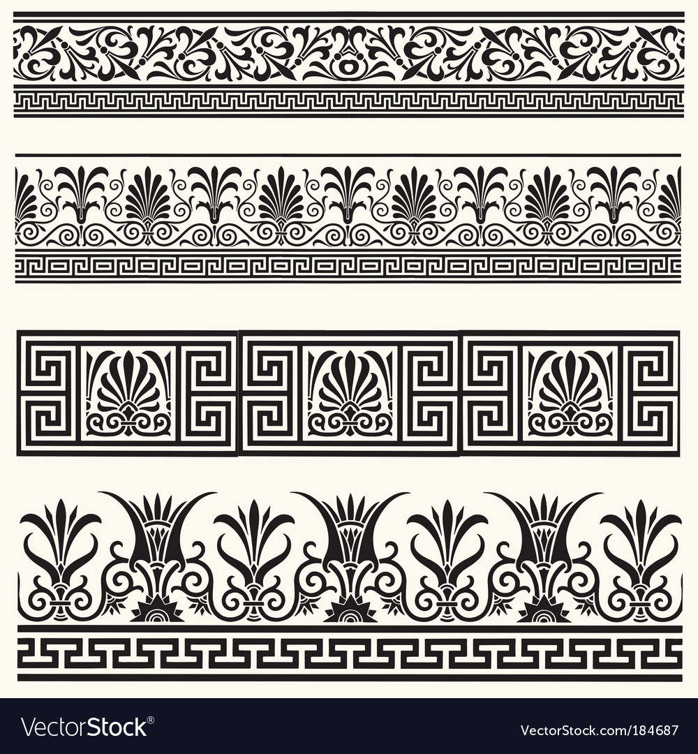 Download Border elements Royalty Free Vector Image - VectorStock