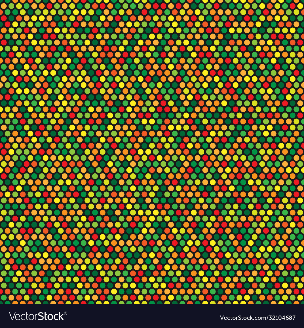 Seamless multicolored mosaic pattern