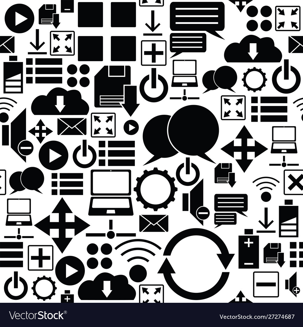 Web seamless pattern background icon