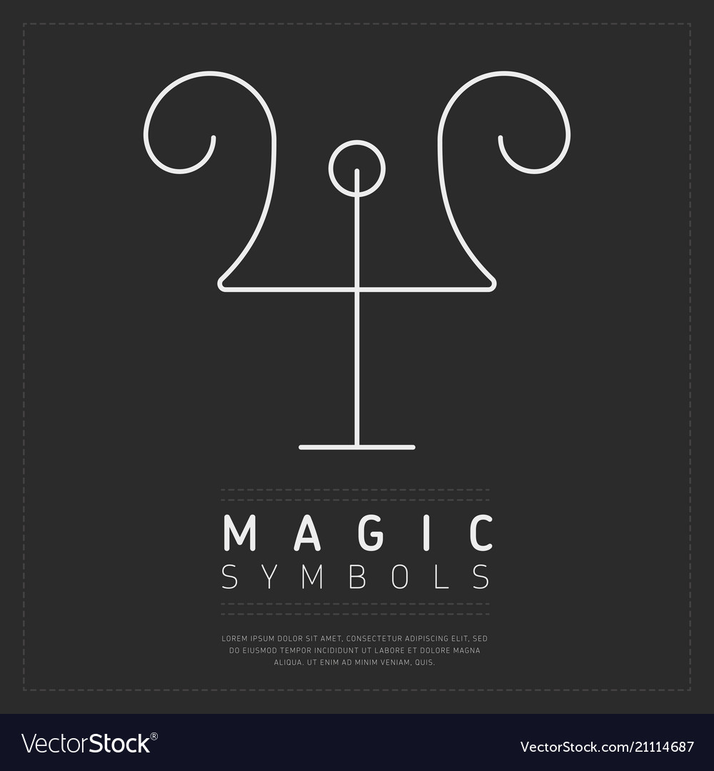 White simple element of magic vector image White simple element of magic