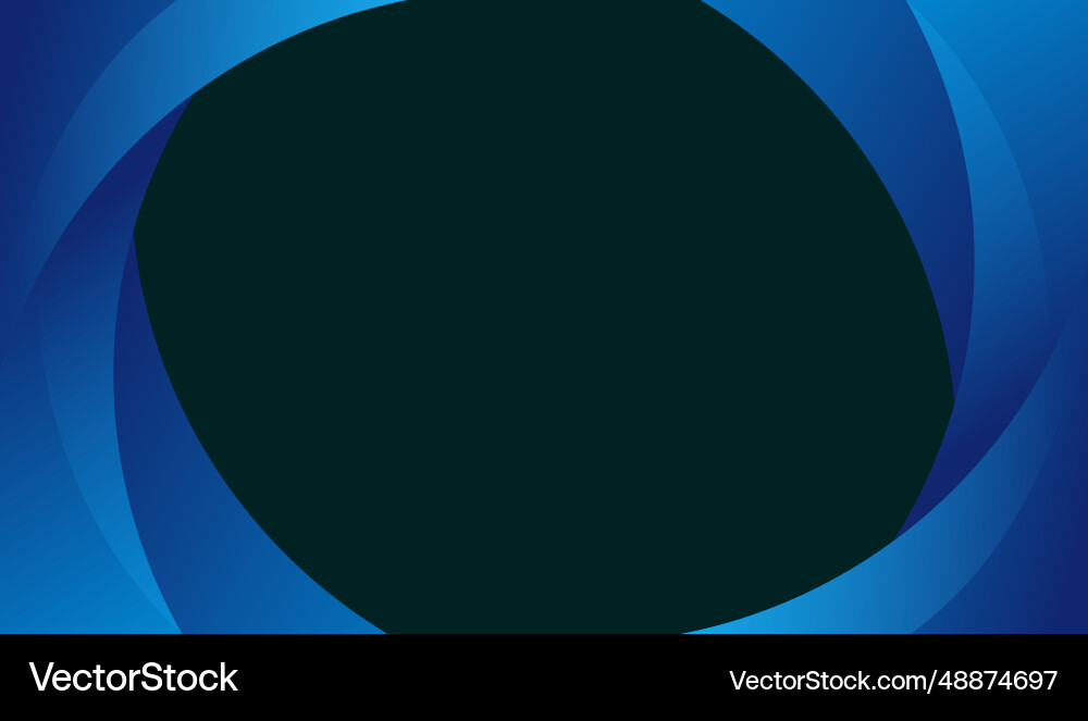 Background gradient design wave blue modern Vector Image