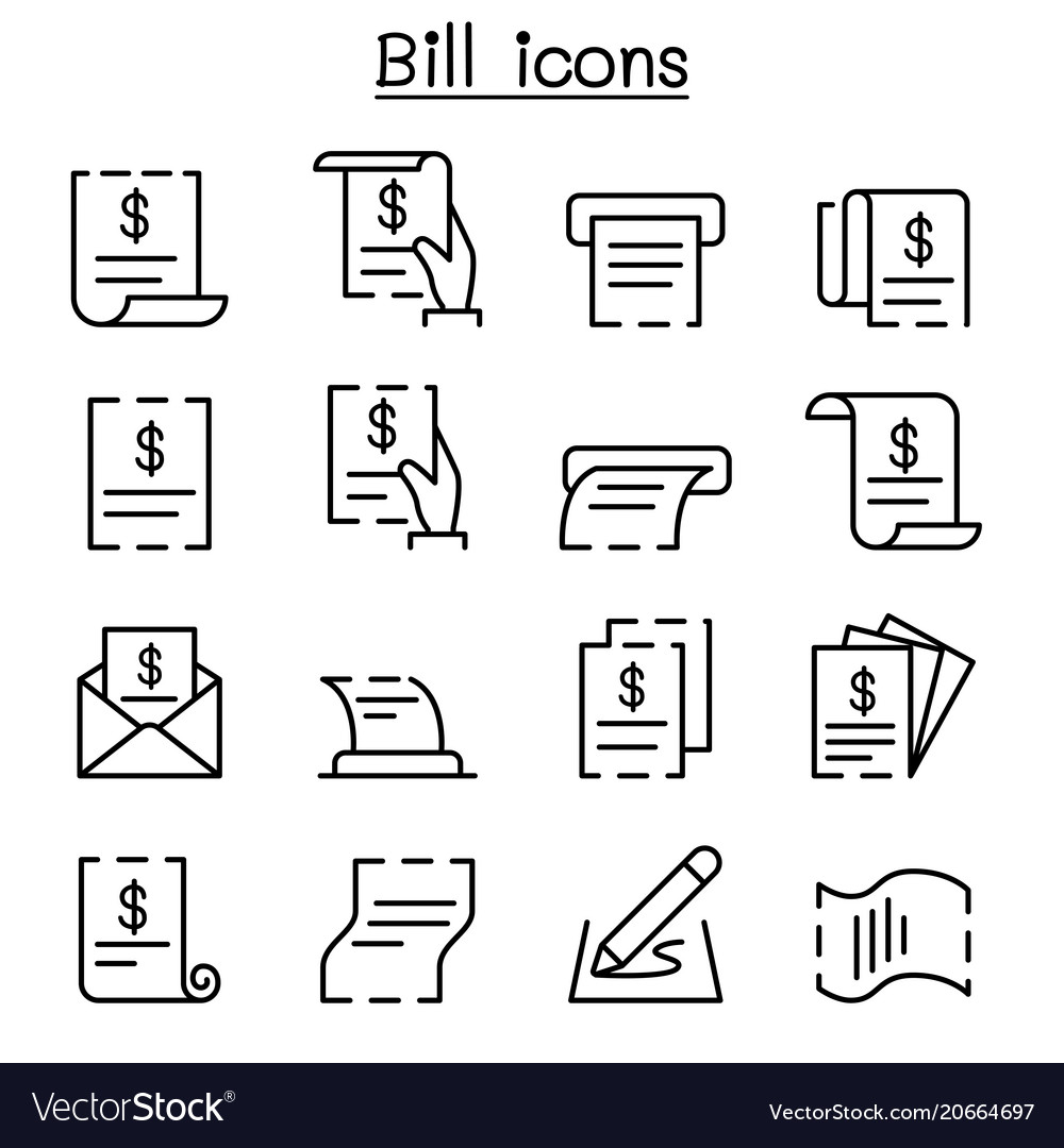 bill receipt invoice contract