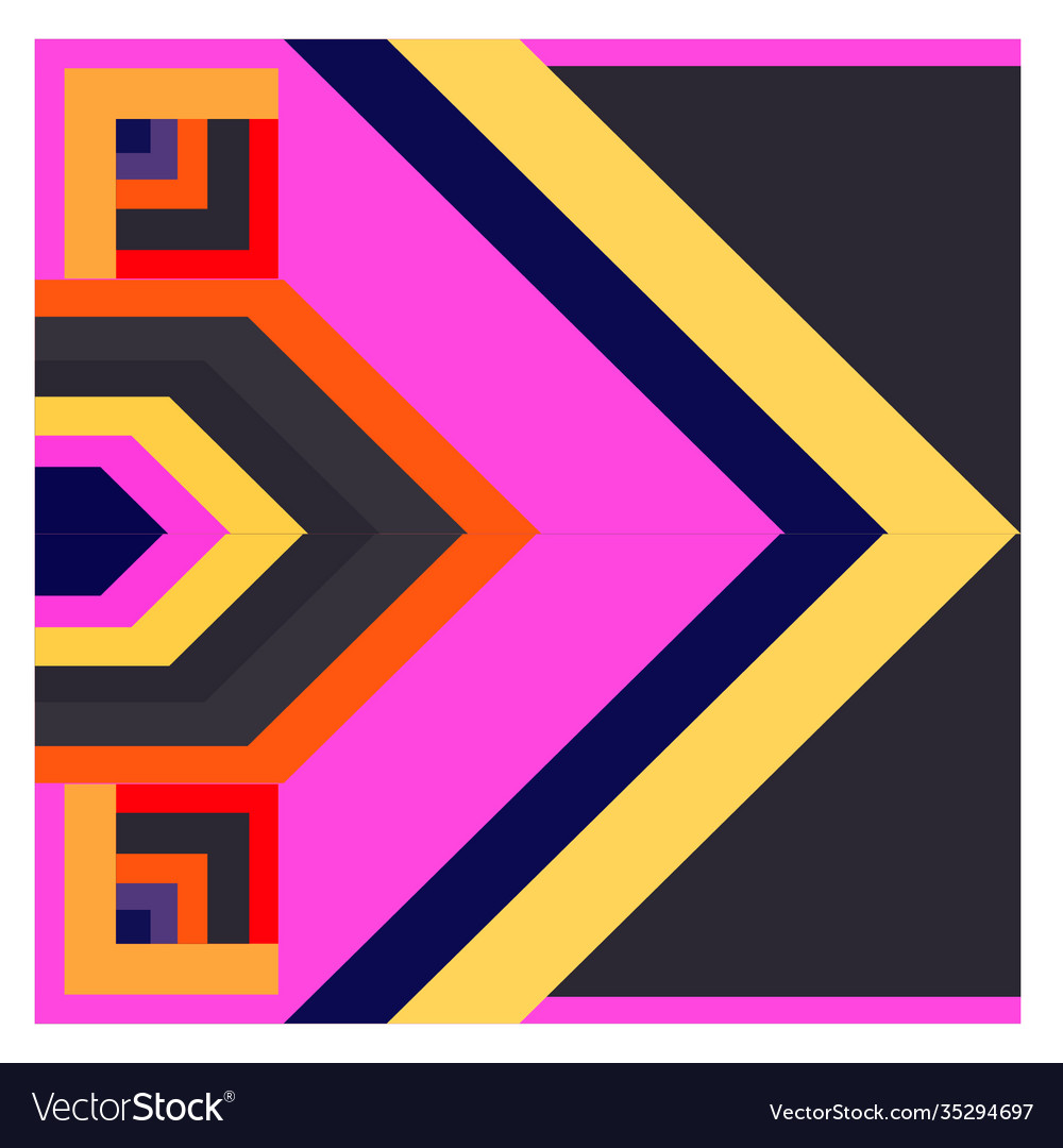 Colorful geometric and curve background pattern