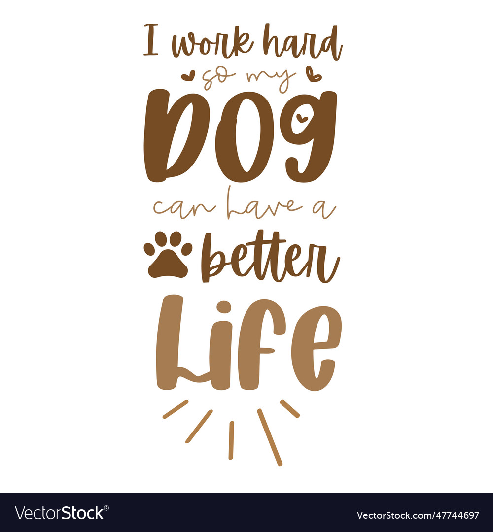 Dogs hand drawn typography poster conceptual